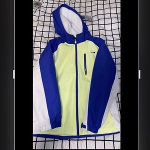 XL (14-16) SWISSTECH blue yellow white winter coat